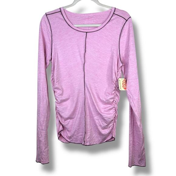 FP Movement x Hatch NWT Right On Run Pink Haze Layer Maternity Long Sleeve Top - Picture 3 of 10
